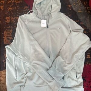 Nike Sage Green Zip-Up Hoodie